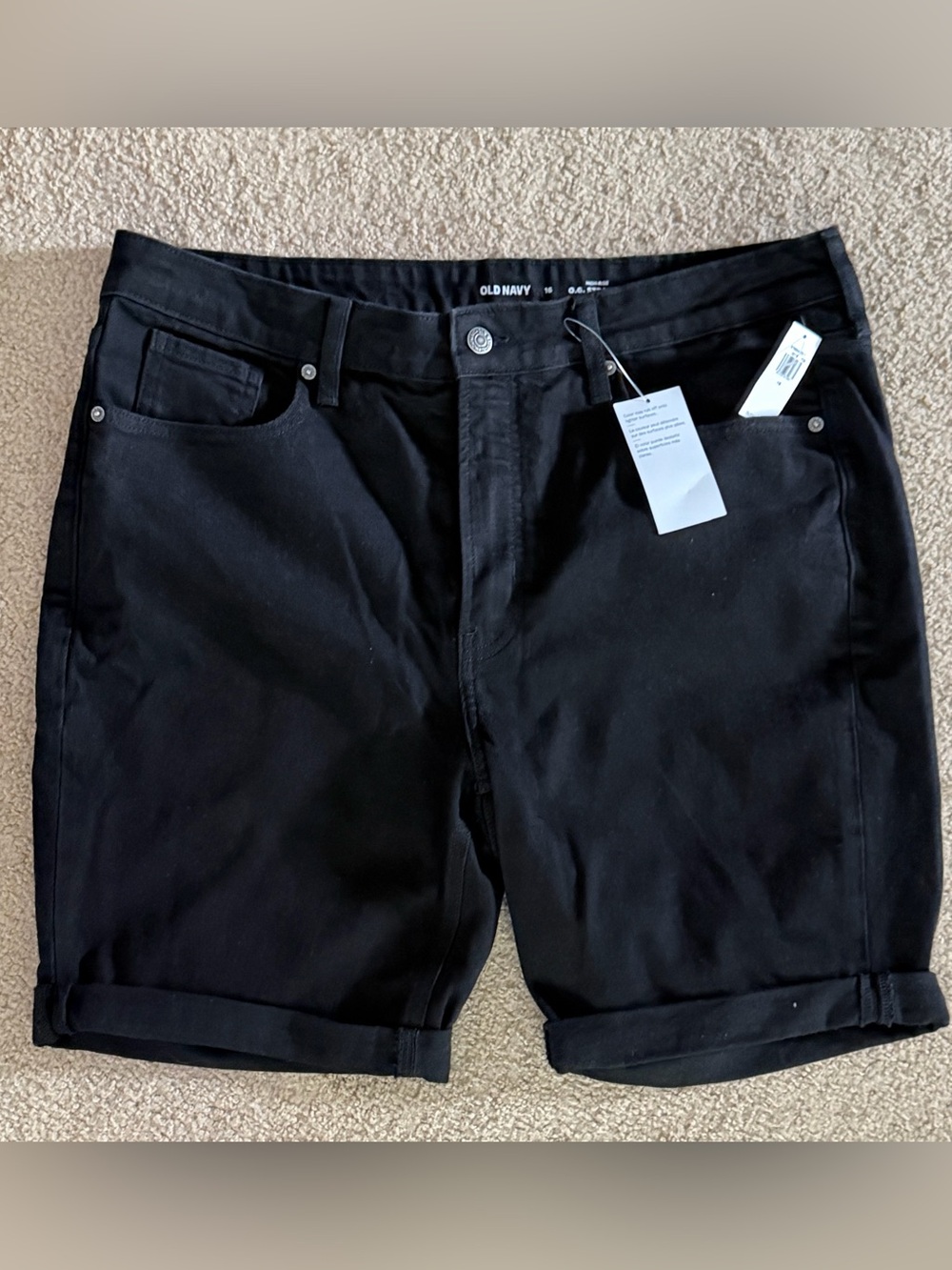 OLD NAVY high rise black denim